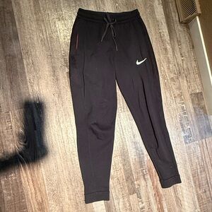 Nike Black Sweatpants with White Logo